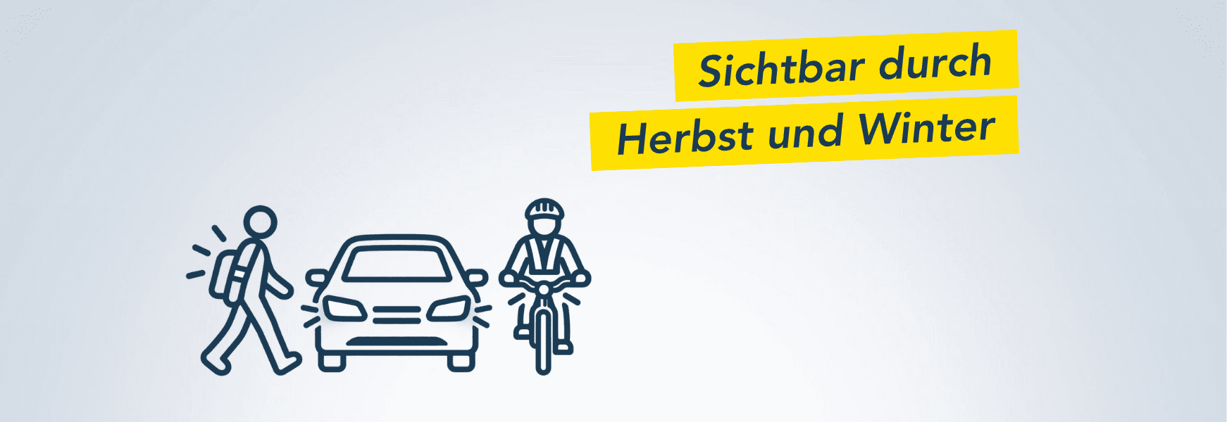 Sichtbar durch Herbst Winter